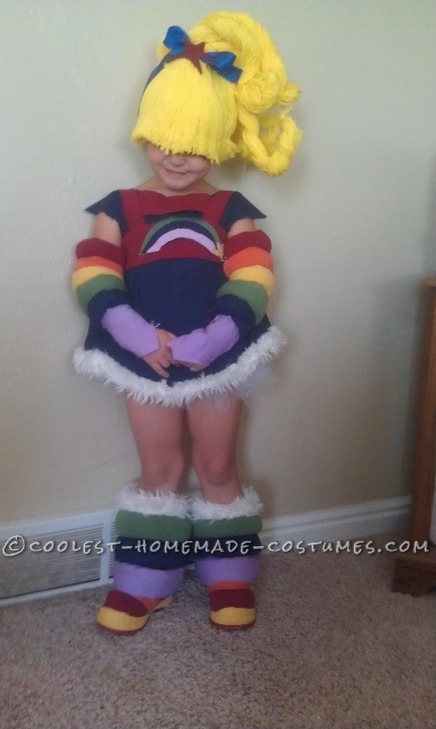 Cutest Rainbow Brite Homemade Halloween Costume