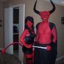 Homemade Devil Couple Costume Based on Legend