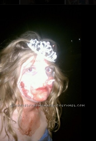 Easy Prom Zombie Costume for a Girl - Super Easy and Cheap!