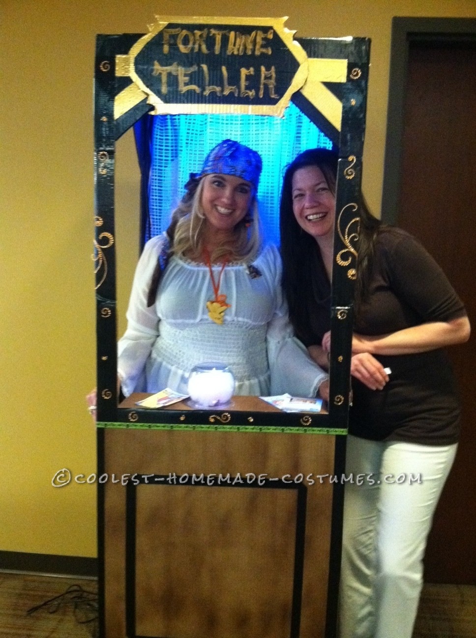 Fantastic Fortune Teller in Booth Homemade Costume Idea