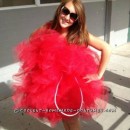 Giant Loofah Sponge Homemade Costume Idea for a Woman