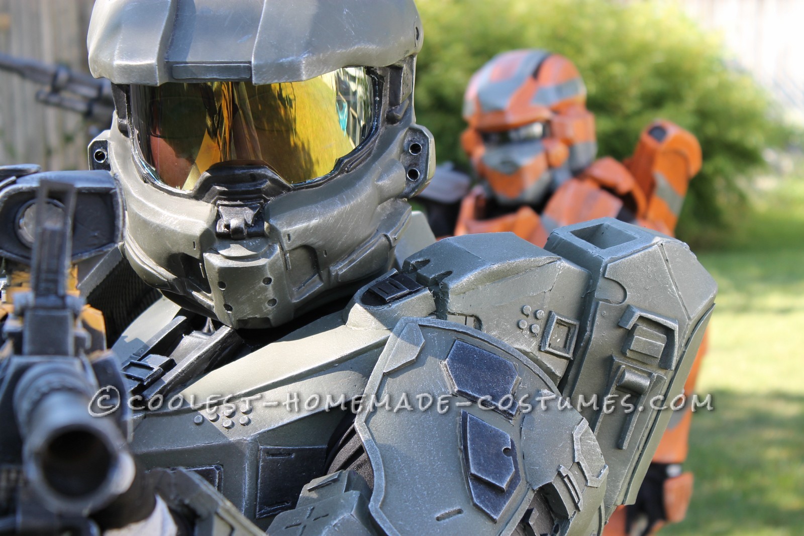 Halo 4 Master Chief Costume for 12-Year Old Boy Completely Scratchbuilt!