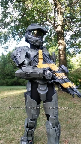 Halo 4 Master Chief Costume for 12-Year Old Boy Completely Scratchbuilt!