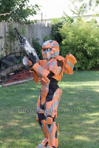 Halo 4 Warrior Costume for 9-Year-Old Boy Entirely Scratchbuilt!