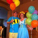 Original Hanging With Friends Homemade Couple Costume