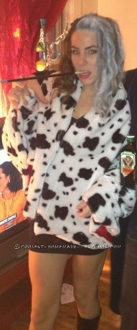 Homemade Cruella De Vil Costume