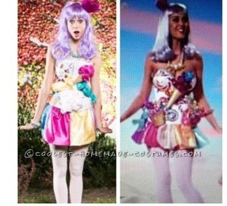 Sexy DIY Katy Perry Candy Land Halloween Costume