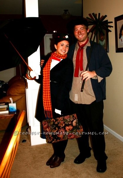 Mary Poppins and Burt the Chimney Sweep Cute Couples Costume