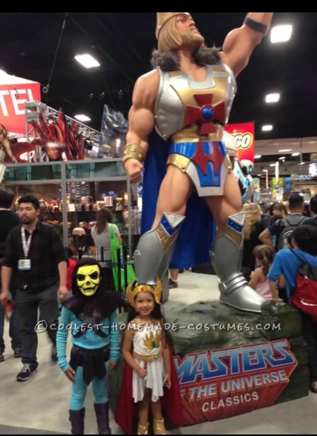 By the Masters of the Universe display at Comic Con