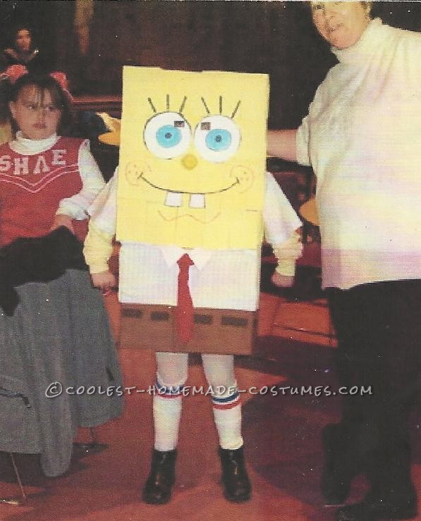 Coolest Homemade Spongebob Costume for No Money