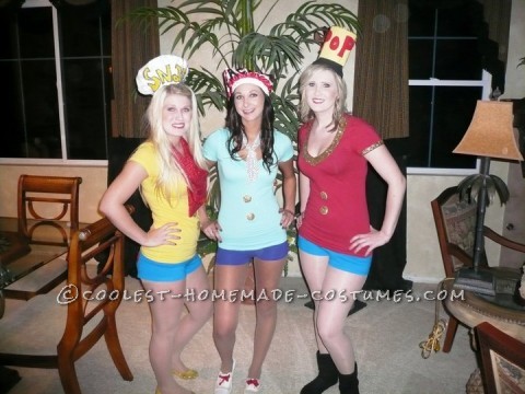 Great Last-Minute Sexy Girl Group Costume Idea: Snap, Crackle and Pop!