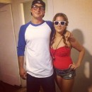 Last-Minute DIY Couple Costume: Squints and Wendy Peffercorn from Sandlot