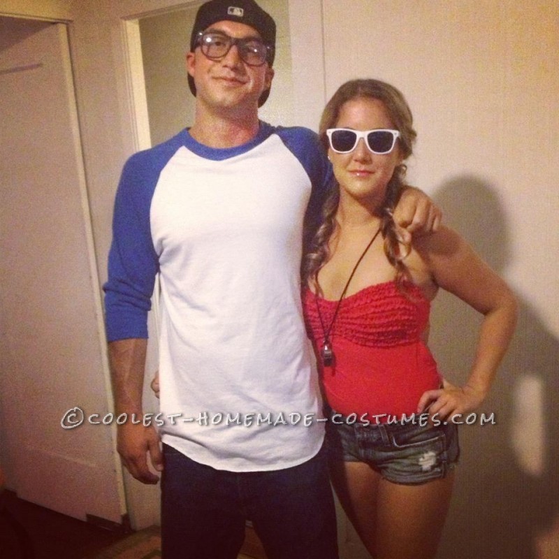 Last-Minute DIY Couple Costume: Squints and Wendy Peffercorn from Sandlot
