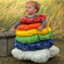 Homemade Costume Idea for a Toddler: Stacking Ring Toy Costume