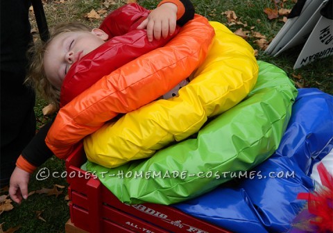 Homemade Costume Idea for a Toddler: Stacking Ring Toy Costume