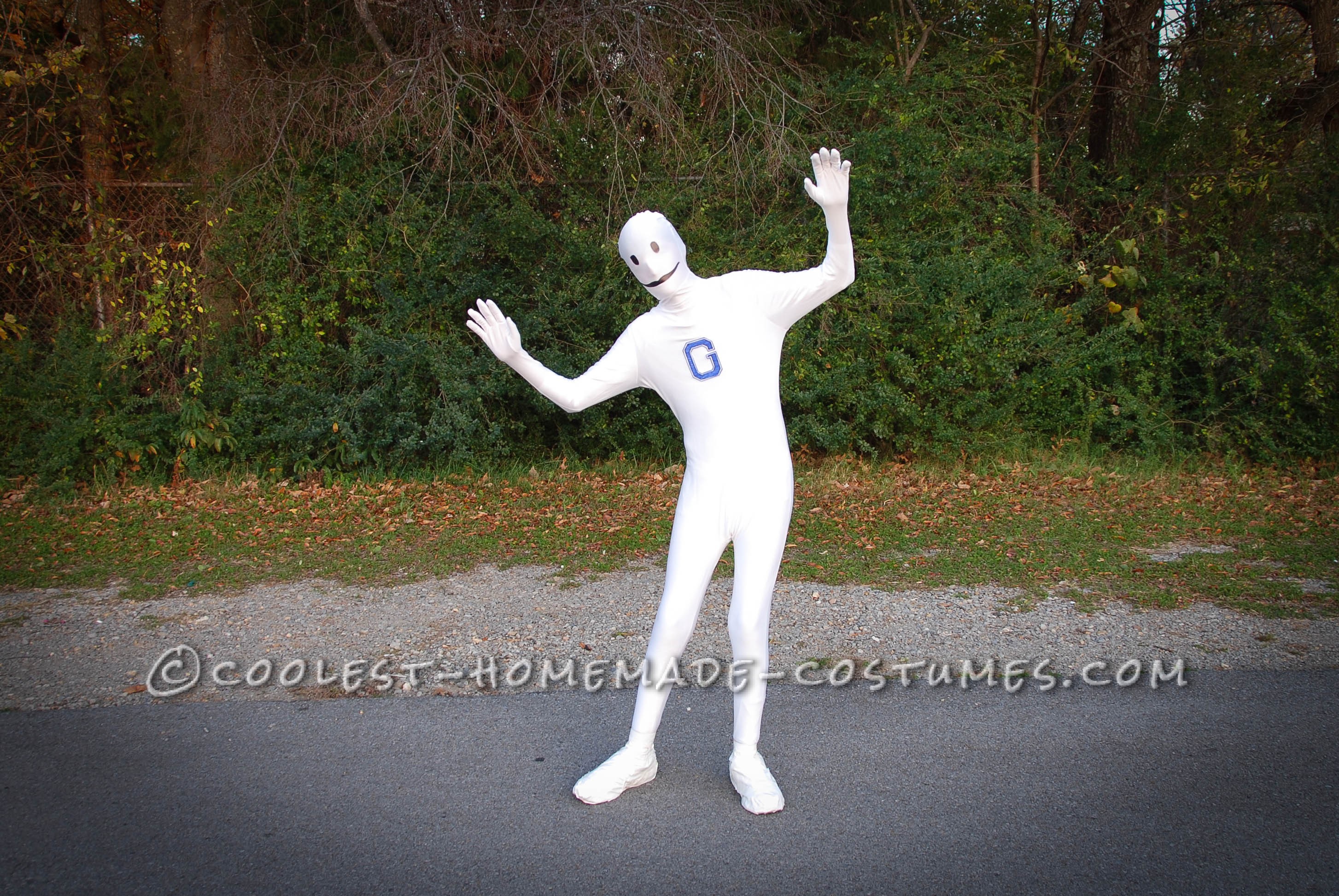 The Greendale Human Being in a Morph Suit