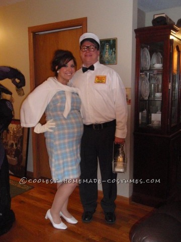 Cool DIY Couple Costume: The Milkman's Baby?