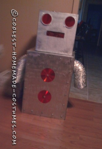 The Radical Robot Homemade Costume Idea for a Boy