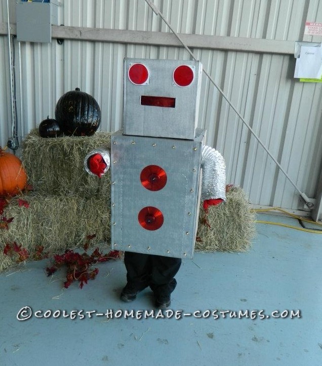 The Radical Robot Homemade Costume Idea for a Boy