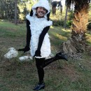 Unique Woman Costume Idea: Homemade Sheep Costume for Under $20!