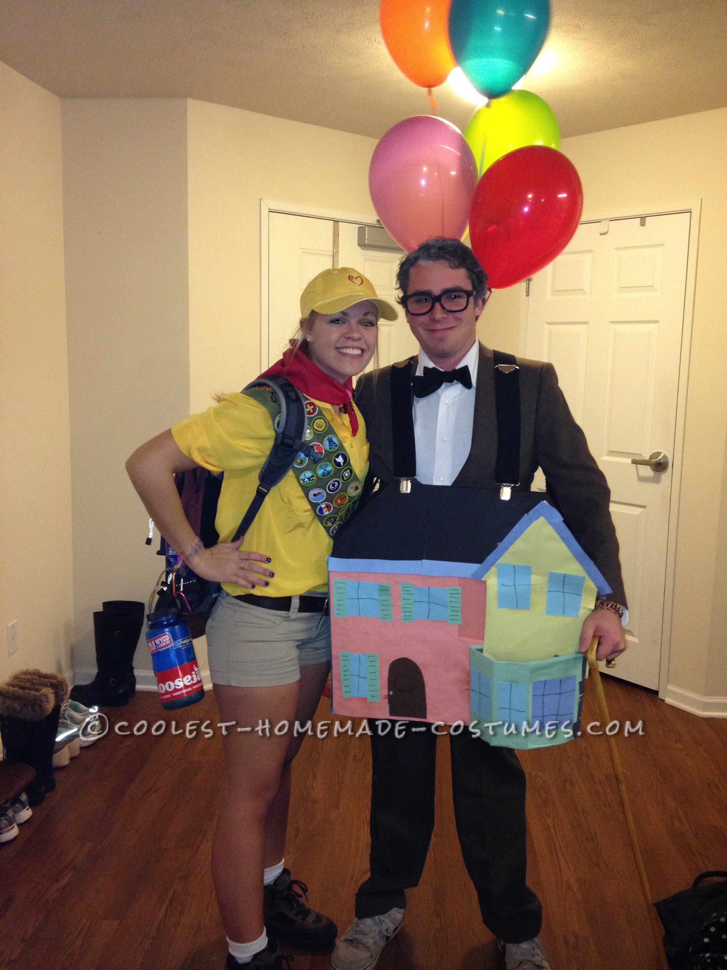 Coolest UP! Carl Fredricksen and Russell Couple Costume