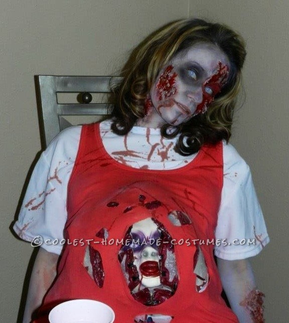 Scary Zombie "Mommy to Be" Halloween Costume