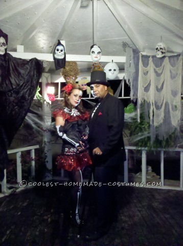 First Place Homemade Dia de Los Muertos Couples Costume