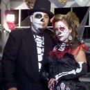 First Place Homemade Dia de Los Muertos Couples Costume