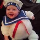 Adorable Baby Stay Puft Marshmallow Man Costume
