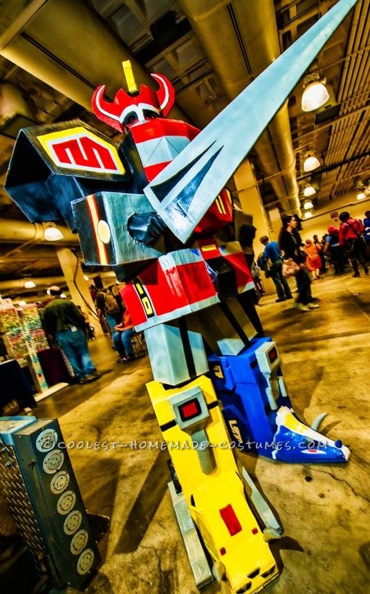 Amazing Seven Foot Tall Mighty Megazord Costume