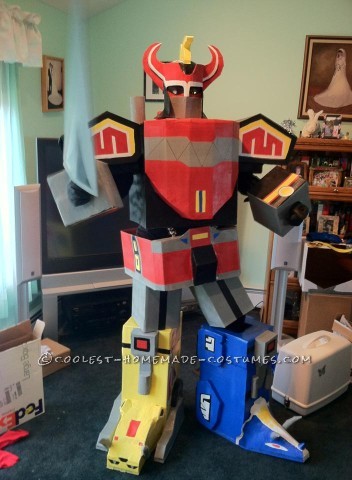 Amazing Seven Foot Tall Mighty Megazord Costume
