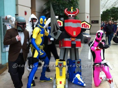 Amazing Seven Foot Tall Mighty Megazord Costume