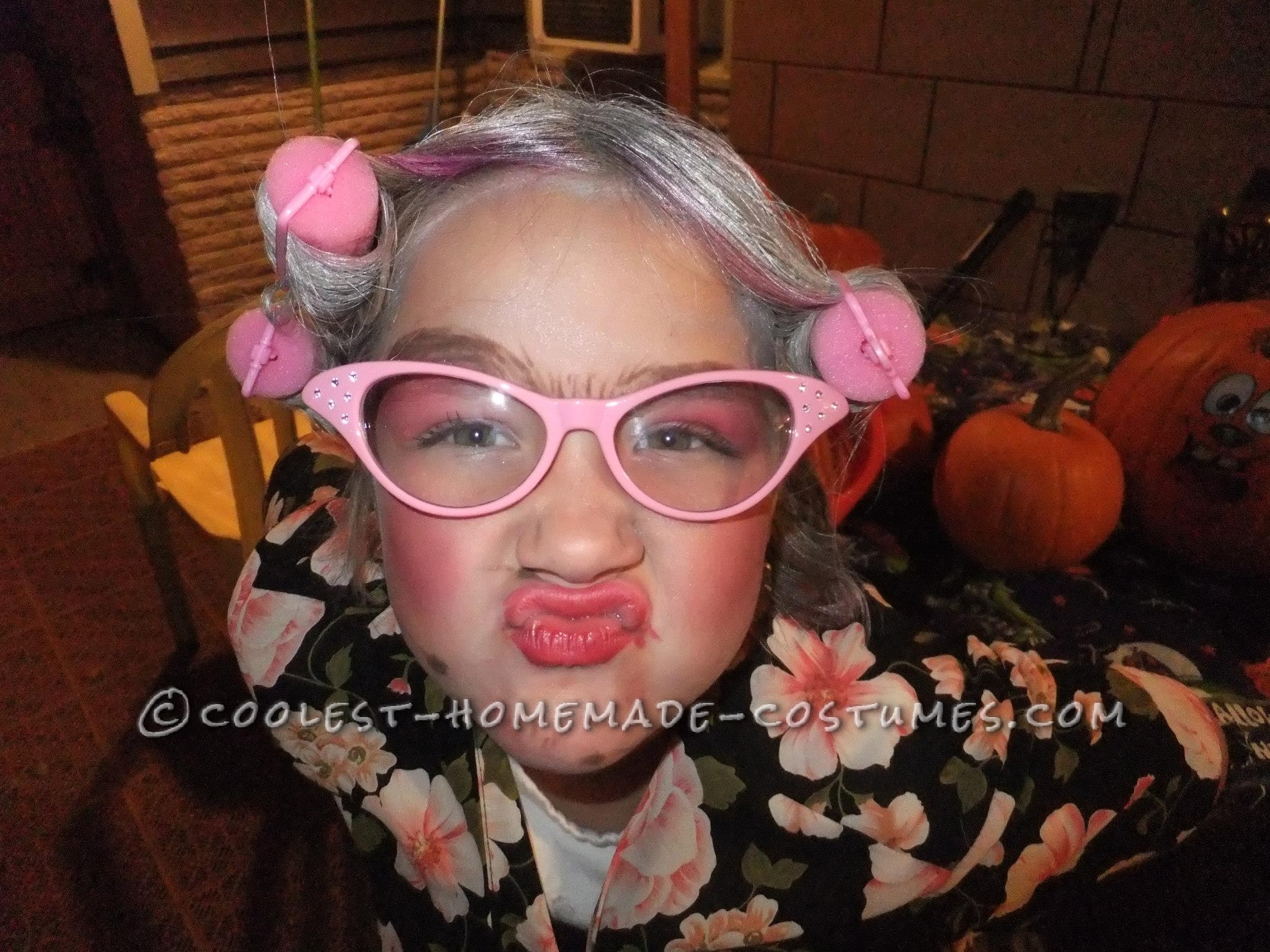 Cool Homemade Costume for a Girl: 8 Year Old in an 80 Year Old Body