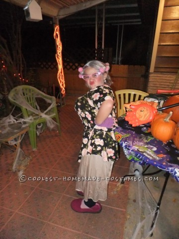 Cool Homemade Costume for a Girl: 8 Year Old in an 80 Year Old Body