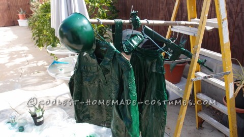 Coolest Homemade Plastic Toy Soldier Costume