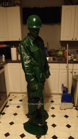 Coolest Homemade Plastic Toy Soldier Costume