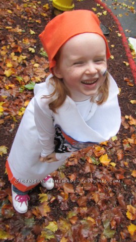 Cool Homemade Elmer's Glue Stick Costume for a Girl