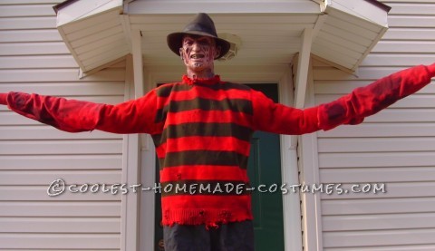 Creepy Nightmare on Elm Street Freddy Krueger Costume