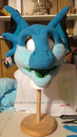 Adorable Blue Monster Costume from Scratch