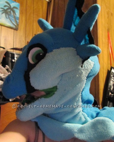 Adorable Blue Monster Costume from Scratch