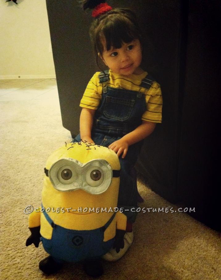 Easy DIY Costume for a Toddler Girl: Agnes from Despicable Me!