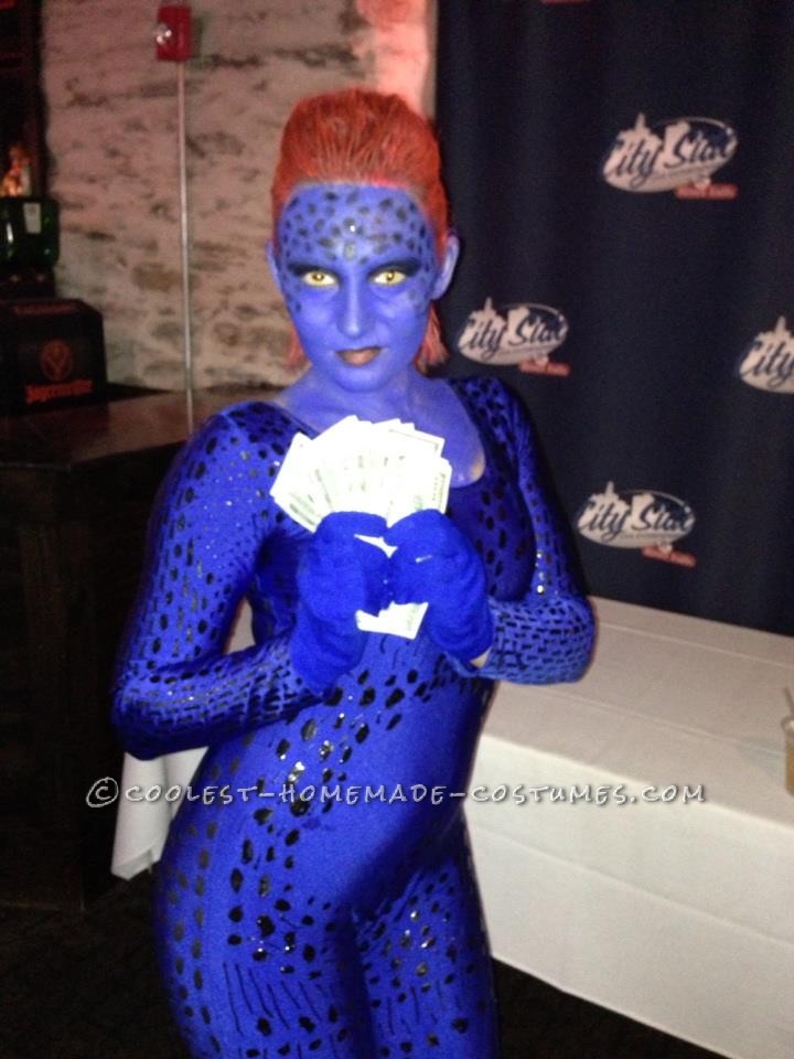 Amazing Homemade Mystique Costume