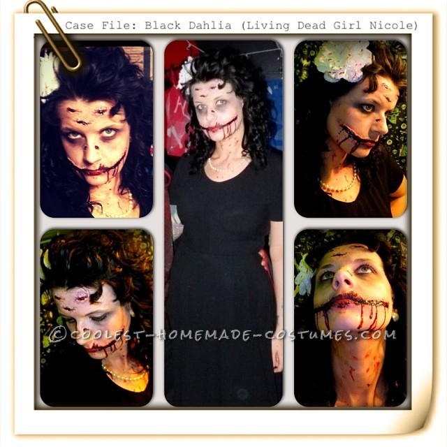 Artist Living Dead Girl Nicole Transforms into the Black Dahlia (Elizabeth  Short)