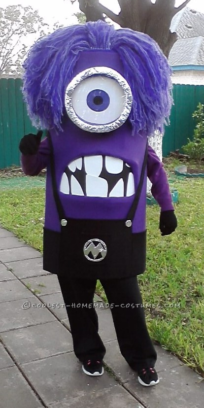 Awesome Homemade Purple Minion Costume