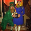 Baby Bump's First Costume: Pot o' Gold at the End of the Rainbow!