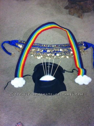 Baby Bump's First Costume: Pot o' Gold at the End of the Rainbow!