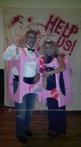 Fashionista Barbie and Ken Couple Costume