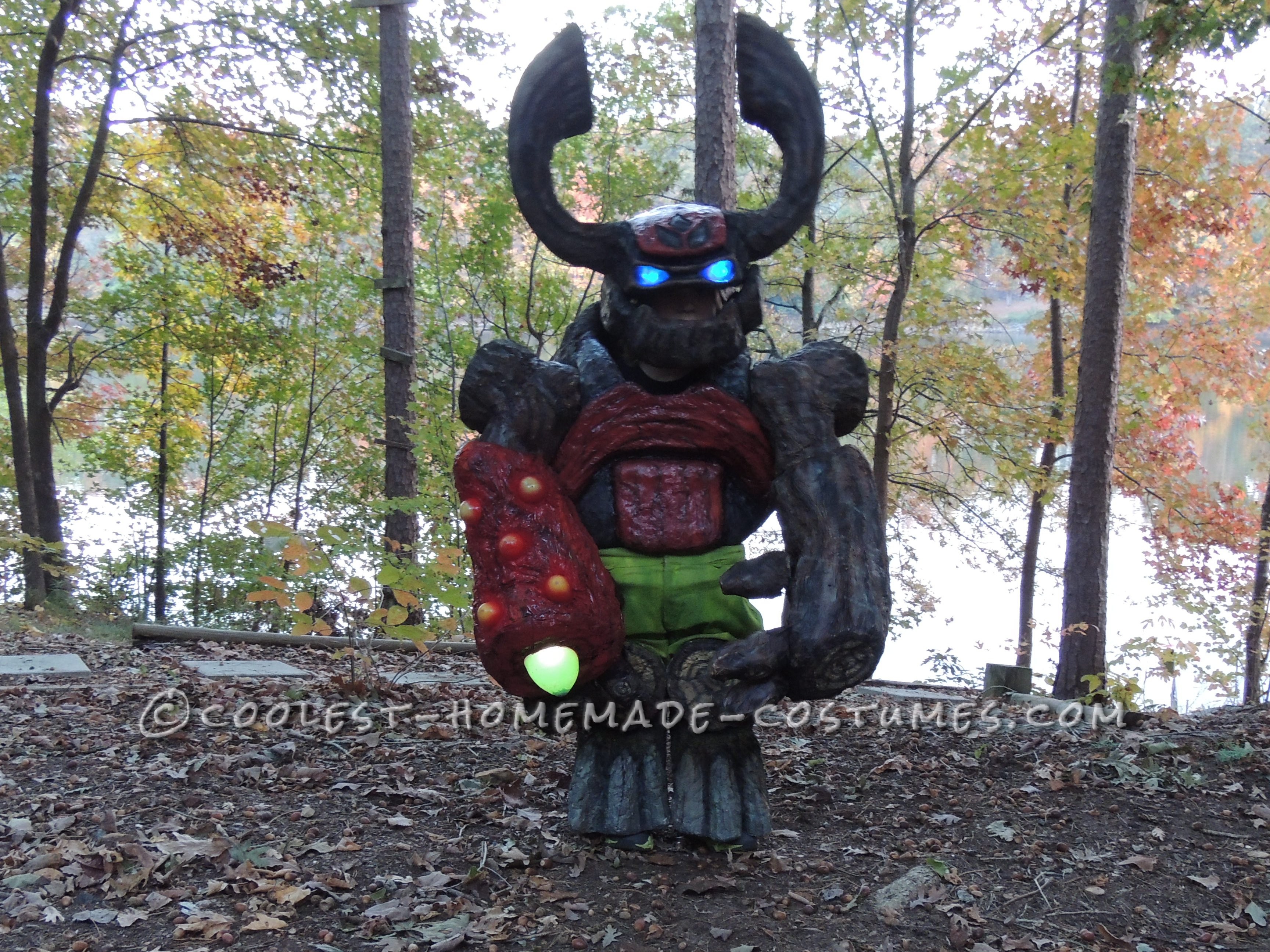 Awesome Tree Rex (Skylanders) Costume for a 5 Year Old Boy