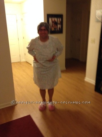 Homemade Bedtime Granny Costume