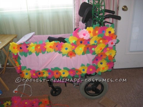 Awesome Bee Flower Wheelchair Car Costume